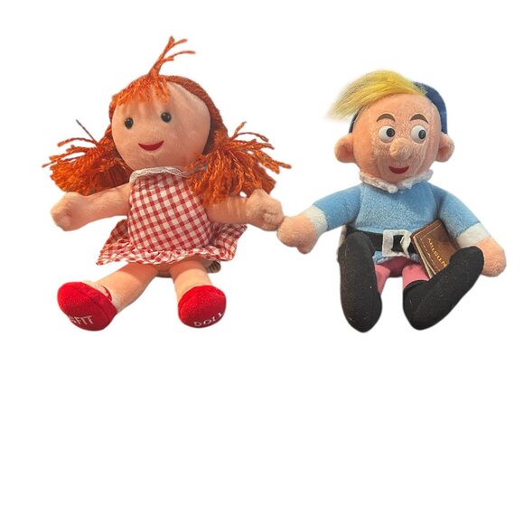 Land of Misfit Toys 8" Plush Prestige 2000 Dolly & Hermey the Elf Rudolph Santa - Picture 2 of 6